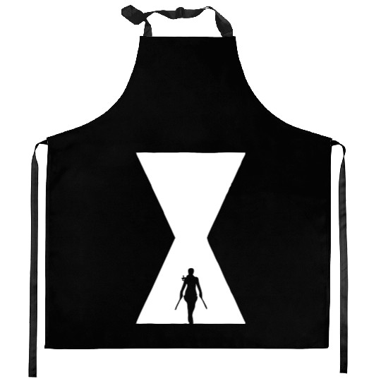 The Black Widow Kitchen Aprons