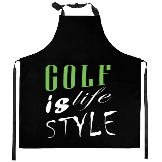 Golf Is Life Style Kitchen Aprons
