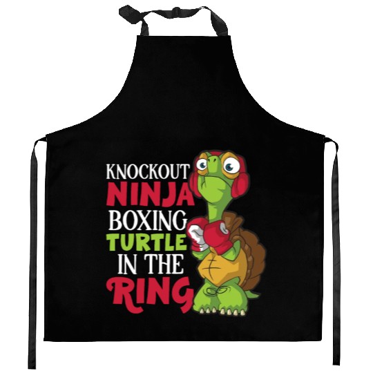 Turtle Boxing Boxing Ring Boxer Gloves Boxing Figh Kitchen Aprons
