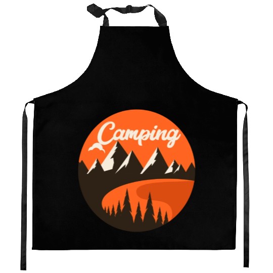 Happy Camper Camping Kitchen Aprons