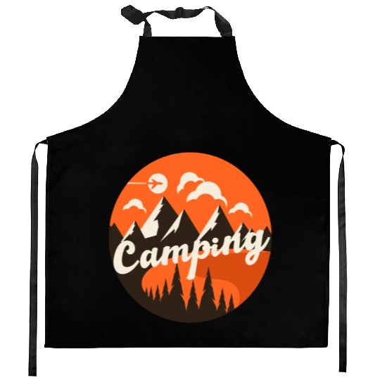 Happy Camper Camping Kitchen Aprons