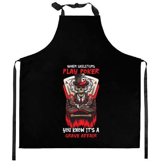 Poker Casino Poker Player Gambling Roulette Kitchen Aprons