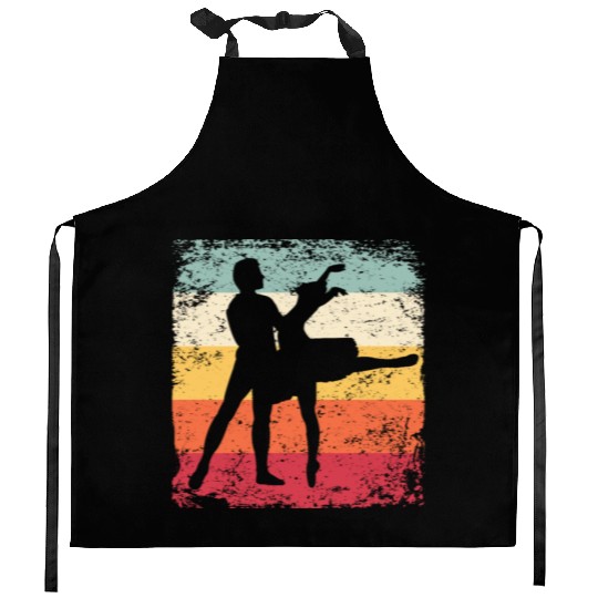 Ballet Dance Couple Vintage Ballerina Kitchen Aprons