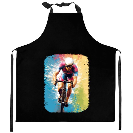 Racing Bike Racing Bicycle Race Bicycle Race Kitchen Aprons