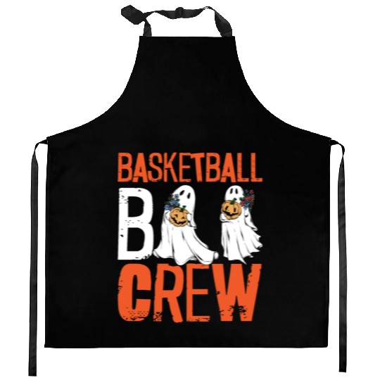 Basketball Halloween Trick Or Treat Spooky Baller Kitchen Aprons