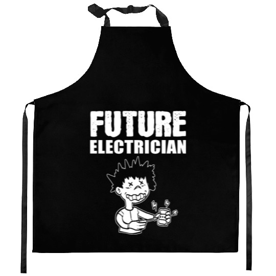 Future Electrician Lineman Gift Kitchen Aprons