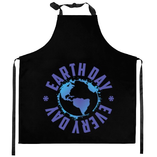Earth Day Every Day Science Teacher Geology Kitchen Aprons