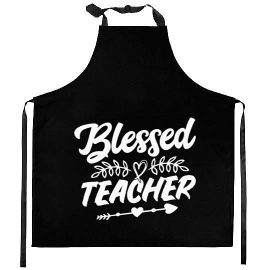 Blessed Teacher Kitchen Aprons