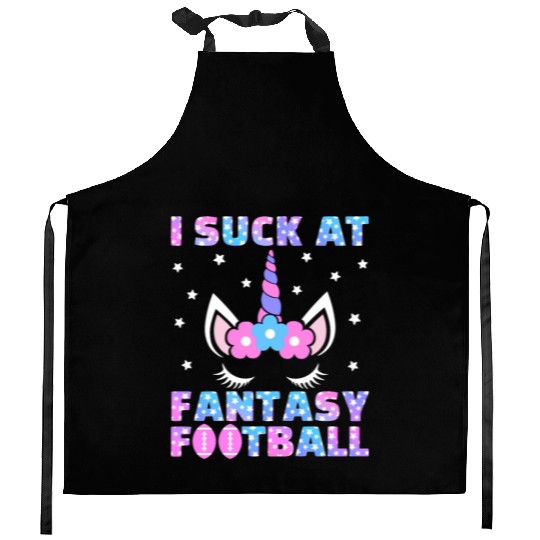 I Suck at Fantasy Football Loser Punishment Funny Kitchen Aprons