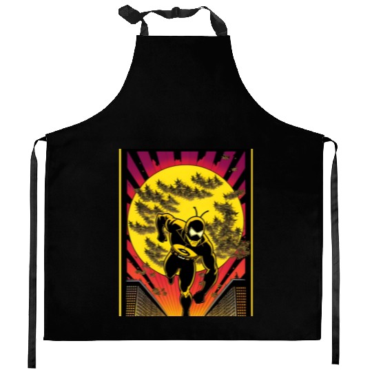 Cosmic Portal: NYC Bee Siege Kitchen Aprons