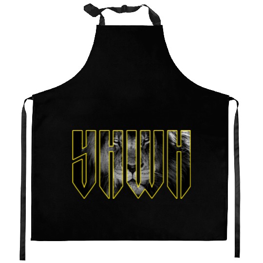 YHWH Yahweh Lion Christian Kitchen Aprons