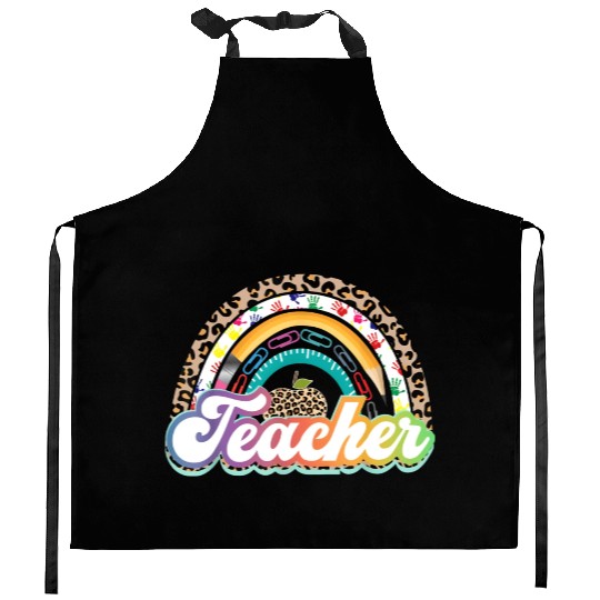 Teacher Life Rainbow Teacher S For Women Best Kitchen Aprons