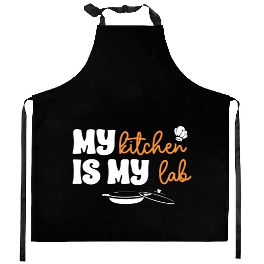 My Kitchen Is My Lab For Chef Cooking Lover Funny Kitchen Aprons