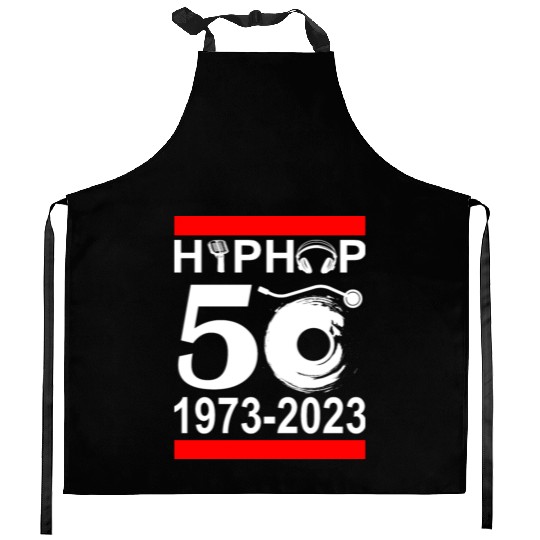 HIP HOP 50 YEARS OLD Kitchen Aprons