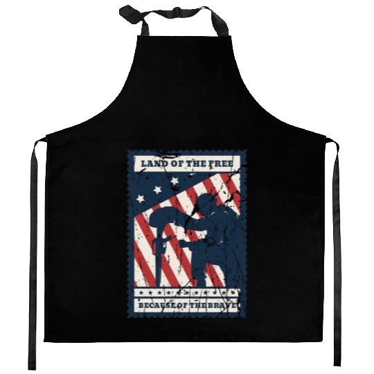 American Veteran | US Veteran | Military Veteran Kitchen Aprons