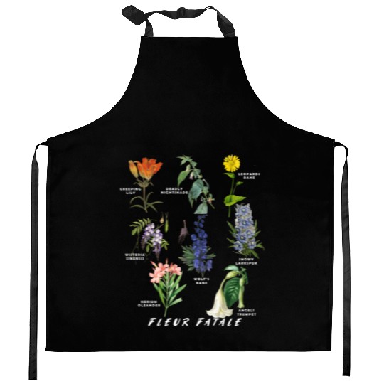 Botanist Gardening Fleur Fatale Poison Botaal Kitchen Aprons