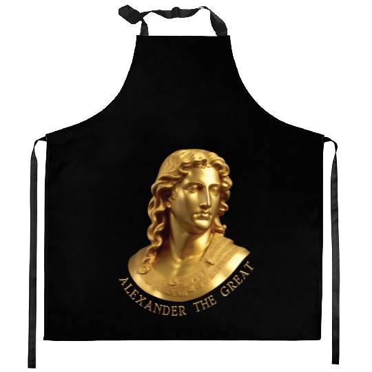 Alexander the Great, the great Greek warrior. Kitchen Aprons