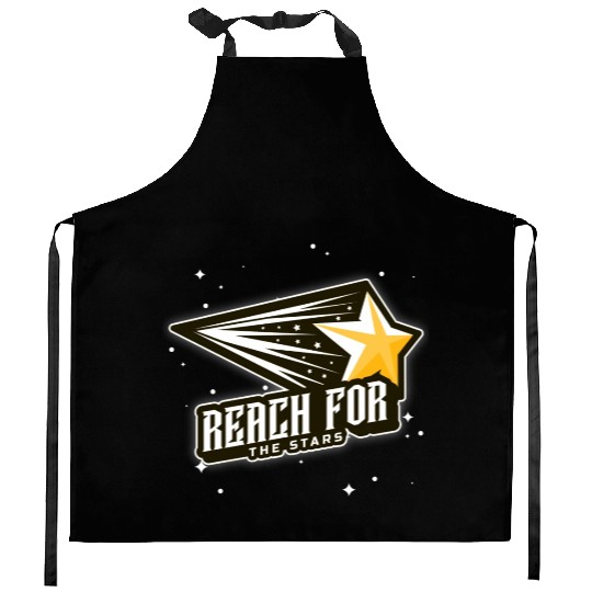 Reach for the Stars -astronomy today stars Kitchen Aprons