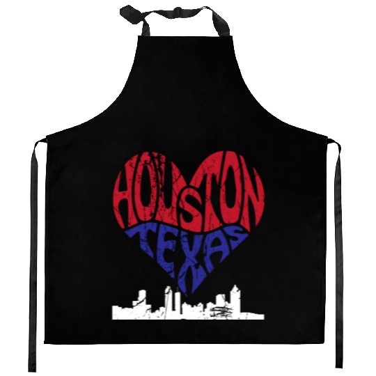 Houston Texas Pride Embrace the Spirit Kitchen Aprons