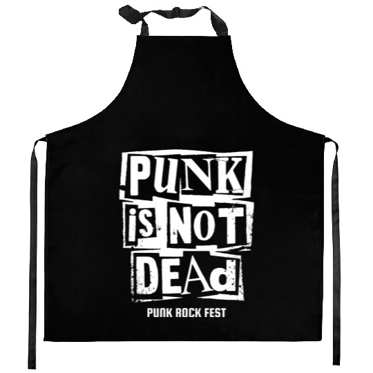 punk rock music dead Kitchen Aprons