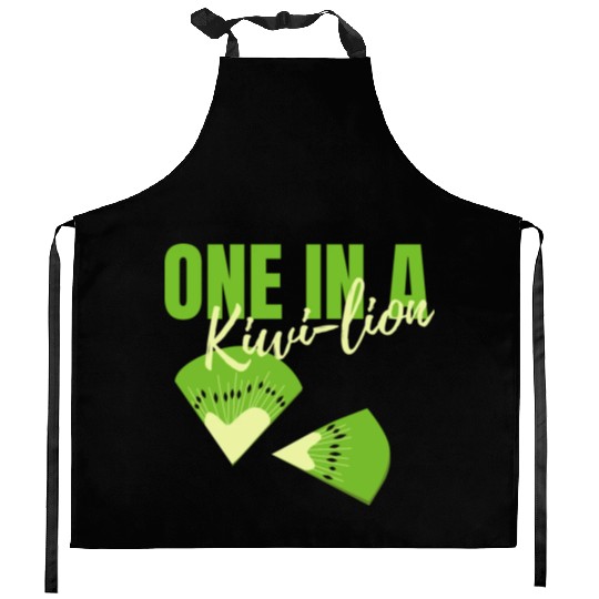 One In A Kiwi Lion Kitchen Aprons