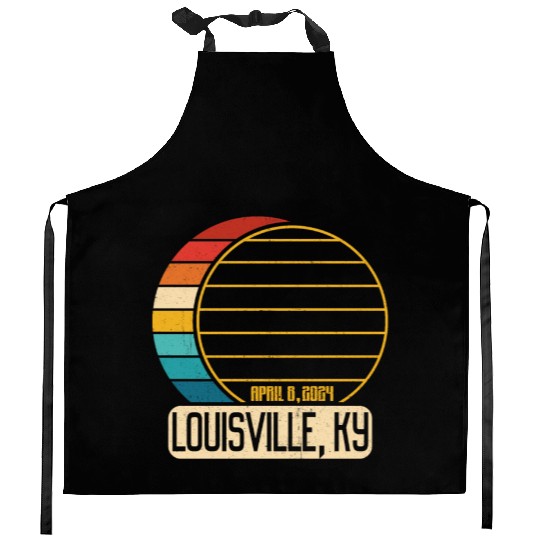 Total Solar Eclipse Kentucky Louisville EclipseLou Kitchen Aprons