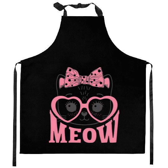 Playful Cat Whispers: Simply Meow Kitchen Aprons