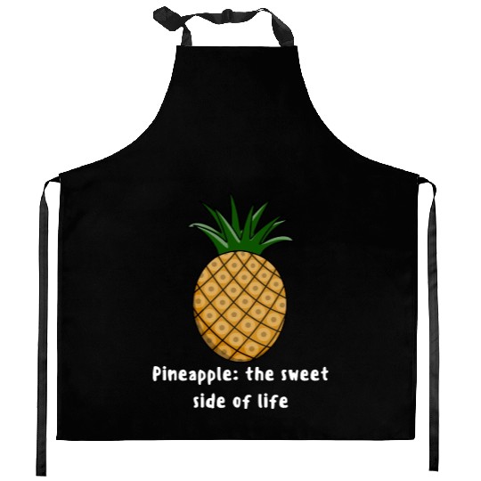 Pineapple The Sweet Side Of Life Kitchen Aprons