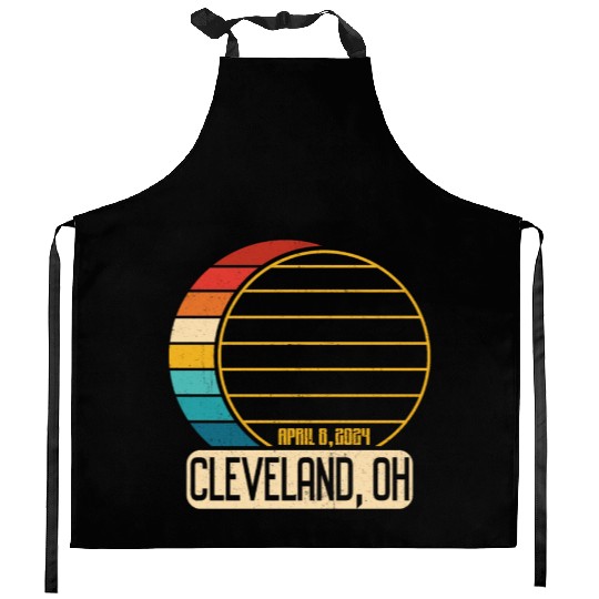 Total Solar Eclipse Ohio Cleveland April 28 2024Cl Kitchen Aprons