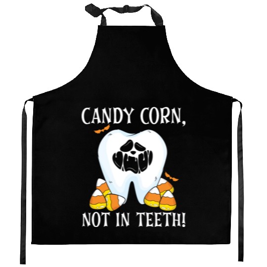 Candy Corn, Not in Teeth! Kitchen Aprons