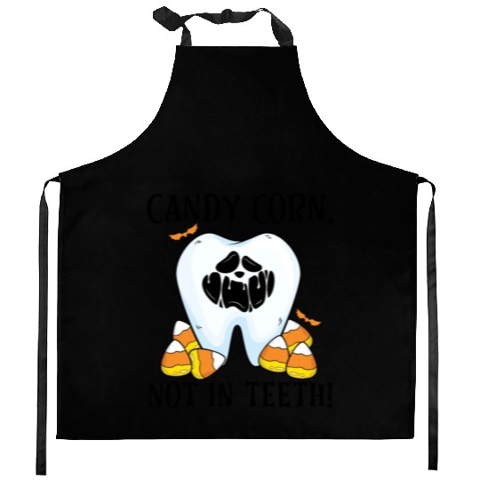 Candy Corn, Not in Teeth! Kitchen Aprons