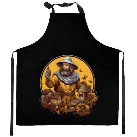 Beekeeping in the Ages - Medieval Tale Kitchen Aprons
