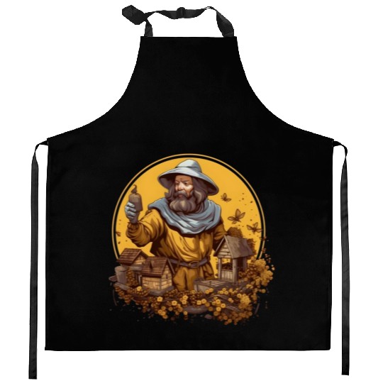 Beekeeping in the Ages - Medieval Tale Kitchen Aprons