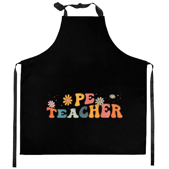 Groovy PE Teacher Physical Education Teaching Kitchen Aprons