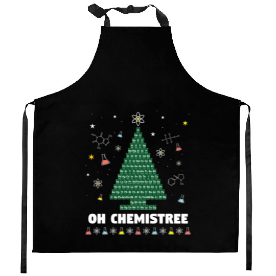 Oh Chemistree Periodic Table Chemistry Tree Kitchen Aprons