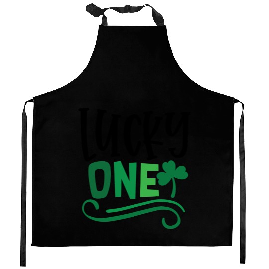 Lucky One Clover Irish Ireland Green Kitchen Aprons