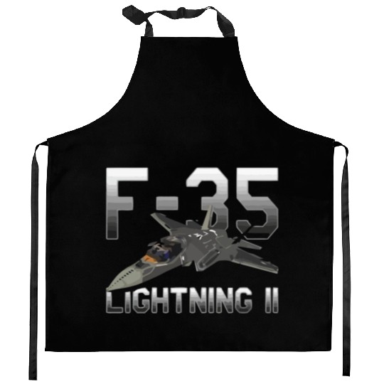 F 35 Lightning II Kitchen Aprons
