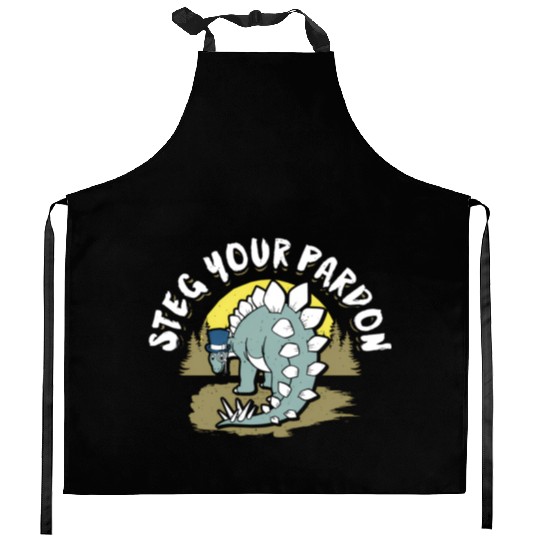 Dinosaur T For Stegosaurus Kitchen Aprons