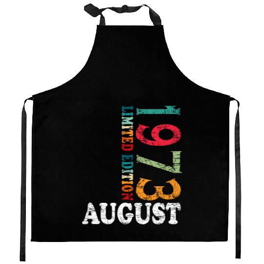 august 1973 Anniversary august 1973 august Kitchen Aprons