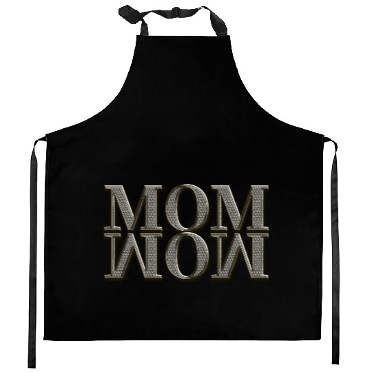 mama mom wow mothers day funny cute family mother Kitchen Aprons