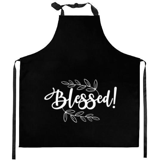Blessed Love Jesus Christian Christmas Kitchen Aprons