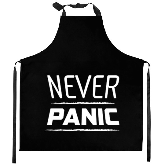 Never Panic Love Jesus Christian Christmas Kitchen Aprons