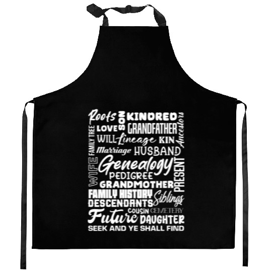 Genealogy Roots Family History Descendants Kitchen Aprons