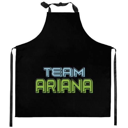 Show Support Be On Team Ariana Kitchen Aprons