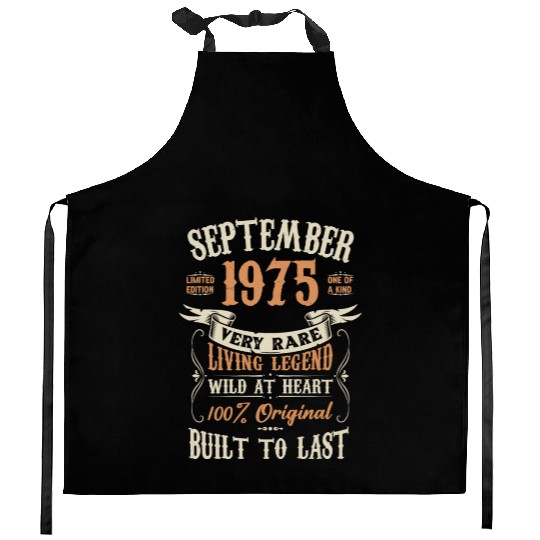 September 1975 Birthday Surprise Kitchen Aprons