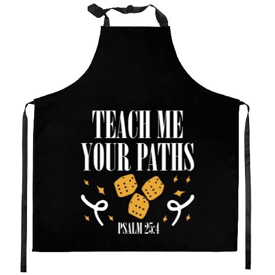 VBS Crew Teach Me Your Paths Psalm 25:4 Religious Kitchen Aprons