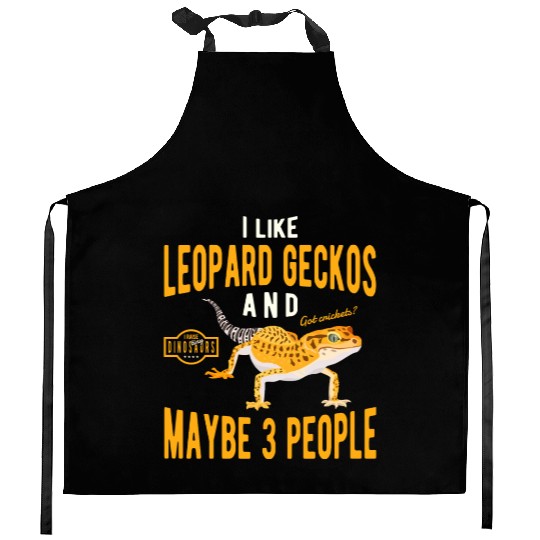 Leopard Gecko Lizard Kitchen Aprons