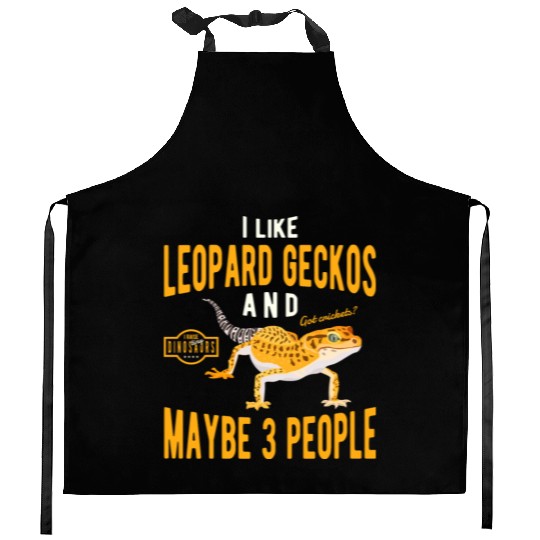 Leopard Gecko Lizard Kitchen Aprons
