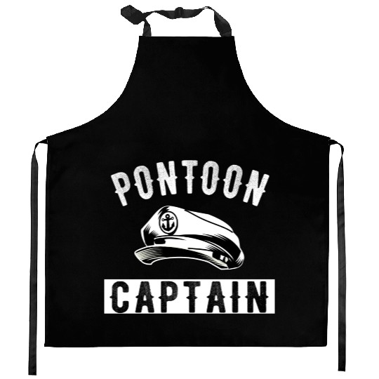 Pontoon Captain Pontoon Lover Gift Fathers Day Kitchen Aprons