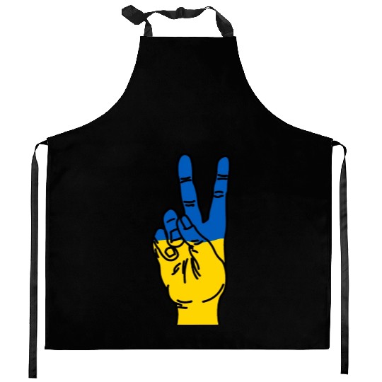 Peace for Ukraine Kitchen Aprons